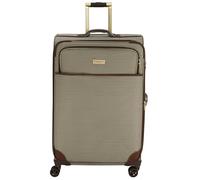 LONDON FOG Cambridge 29" Expandable Spinner, Olive Houndstooth