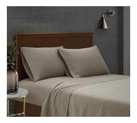 London Fog Garment Wash Solid, Microfiber, Khaki, King