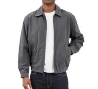 London Fog Men's Auburn Cotton Lightweight Jacket, Iron, US Large Tall