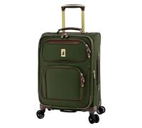 London Fog Nottingham 20 Inch Expandable Spinner Carry on Softside Suitcase, Olive Chestnut, London Fog Nottingham 20 Inch Carry on Expandable Spinner, Olive Chestnut