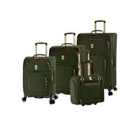 London Fog Nottingham 4 Piece Set, Olive Chestnut