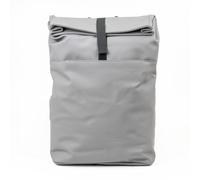 London Fog Roll-Top Weatherproof School Laptop Backpack 13.5L Office Bag Durable Rucksack - One size - Grey