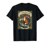 London Fox Ducks Nature Art British Wildlife T-Shirt