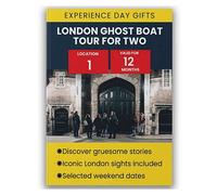 London Ghost Boat Tour for Two Gift Experience