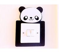 London Golden Swan Super Cute 3D Panda Light Switch Wall Sticker, Premium Quality Thick Felt Material, Unique On Amazon! Children Boys Girls Bedroom Nursery Room Decor In 2 to 3 Working Days!