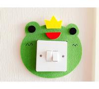 London Golden Swan Super Cute 3D Prince Frog Light Switch Wall Sticker, Premium Quality Thick Felt Material, Unique On Amazon! Kids Children Boys Girls Bedroom Nursery Room Decor!