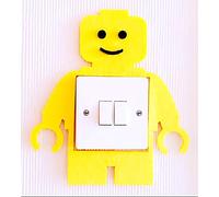 London Golden Swan Super Cute Lego Man Light Switch Wall Sticker, Kids Children Girls Boys Bedroom Nursery Decor In 2 To 3 Working Days!