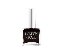 London Grace Nail Polish | Bruce 12ml | Black Long Lasting Vegan Eco-conscious Varnish | Quick Dry, Chip-Resistant, & No Nasties Formula
