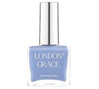 London Grace Nail Polish | Grace 12ml | Cornflower Blue Long Lasting Vegan Eco-conscious Varnish | Quick Dry, Chip-Resistant, & No Nasties Formula