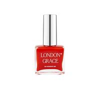London Grace Nail Polish | Poppy 12ml | Red Long Lasting Vegan Eco-conscious Varnish | Quick Dry, Chip-Resistant, & No Nasties Formula