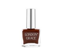 London Grace Shimmer Nail Polish | Mark 12ml | Warm Red-Brown | Long Lasting Vegan & Vibrant Glitter Finish | Quick Dry, Chip-Resistant, & No Nasties Formula