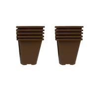 London Grocery 10x Biodegradable Plant Me All Pots - Peat-Free | 100% Biobased - Eco-Friendly, Herbs & Vegetables, and Flowers | 1 Litre