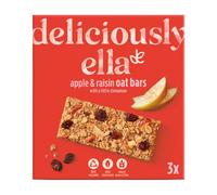 London Grocery 6 x Deliciously Ella Apple Raisin & Cinnamon Oat Bar Multipack 3 x 50g