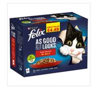 London Grocery Felix As Good As It Looks Meaty Selection in Jelly 12 x 100g x Case of 4