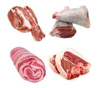 London Grocery Fresh Grass Fed Lamb Meat Box - Includes Loin Chops, Shoulder Joint, Boneless Breast & Shanks - 4 Premium Cuts Ideal for Family Dinners & Weekend Roasts