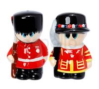 London Guardsman & Beefeater - Ceramic Salt & Pepper Shakers /Cruet - Brand New