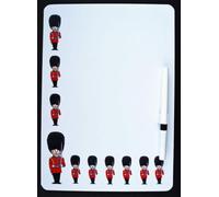 London Guardsman Memo Board - Dry Wipe Magnetic Memo Board London Gift - LS5-MB