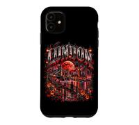 London Halloween Big Ben Red Moon Gothic Travel Art Case for iPhone 11