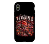 London Halloween Big Ben Red Moon Gothic Travel Art Case for iPhone X/XS
