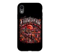 London Halloween Big Ben Red Moon Gothic Travel Art Case for iPhone XR