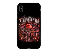 London Halloween Big Ben Red Moon Gothic Travel Art Case for iPhone XS Max