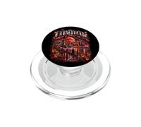 London Halloween Big Ben Red Moon Gothic Travel Art PopSockets PopGrip for MagSafe