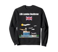 London Heathrow airport LHR airport nerd London souvenir Sweatshirt