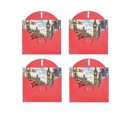 London Horizontal Full Single-Sided Printing Pearlescent Paper Birthday Halloween Christmas Halloween Birthday Party Holiday Greeting Card