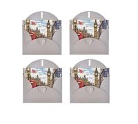 London Horizontal Full Single-Sided Printing Pearlescent Paper Birthday Halloween Christmas Halloween Birthday Party Holiday Greeting Card