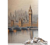 London in Lake Puzzles for Adults 1000 Puzzles for Adults 1000 Pieces Puzzle 1000 Pieces 1000 Piece Jigsaw Puzzles for Gift 1000pcs (75x50cm)