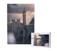 London Jigsaw Puzzles for Adults 3000 Bridge Large Jigsaw Puzzles for Adults, Funny/Difficult/Impossible/Challenging Decompression Games, As a Birthday for Women and Men 2T-1842