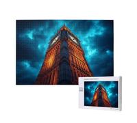 London Jigsaw Puzzles for Adults 5000, Big Ben Large Wooden Puzzles for Adults, Funny/Difficult/Impossible/Challenging Decompression Games, As a Birthday for Women and Men 2T-692
