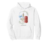 London Landmark Large Bridge Telephone Box Tea Time Art Souvenir Pullover Hoodie
