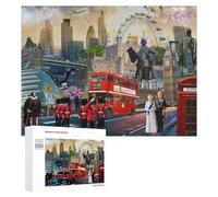 London Landmarks A Royal Celebration Picture Puzzle for Adults, 500 PCS