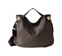 London Large Hobo Bag - female - Borbonese - Shoulder Bags - Brown - ONE SIZE - Bags ONE SIZE