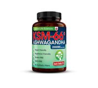London Life Sciences Ashwagandha KSM-66® 2000mg, 365 Vegan Tablets in Black London Life Sciences Black