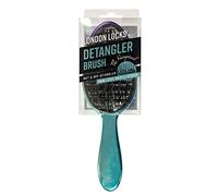 London Locks Hampstead Long Handled Detangle hair Brush Glossy and glamorous. Use this brush on long or short hair, as well as an afro or a weave., pink and Green