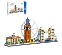 London Mini Building Blocks Set, 3210PCS City Series Famous Landmarks Architecture Model Toys, Construction Street View Micro Bricks Kit, Ideas Gifts for Kids Adults