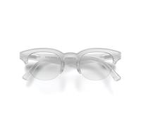 LONDON MOLE® Courier fashion glasses | Zero’s with clear lenses | Modern vintage browline frames | Men’s Women’s Unisex | Spring hinges