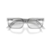 LONDON MOLE® Icy blue light blocking glasses | Cool rectangular shaped blue blockers | Anti eyestrain for screens | Men’s Women’s Unisex | Spring hinges