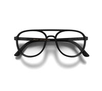 LONDON MOLE® Pilot blue light blocking glasses | Cool pilot-style shaped blue blockers | Anti eyestrain for screens | Men’s Women’s Unisex | Spring hinges