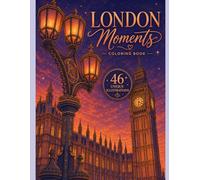 London Moments Cozy Coloring Book for Adults and Teens