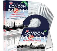 LONDON MOTH KILLER-10 Premium Pheromone Moth killers for the Common Clothes Moth, Sticky Moth Trap Repellent for