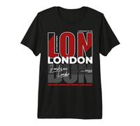 London Moving Forward Never Look Back Premium T-Shirt