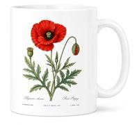 london mug factory Elizabeth Blackwell Poppy Botanical Art Mug