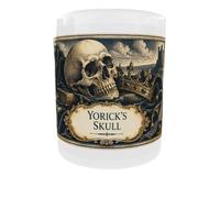 london mug factory Yorick's Skull Mug - Literary Gift | A memento mori gift for Hamlet lovers, actors and Shakespeare readers