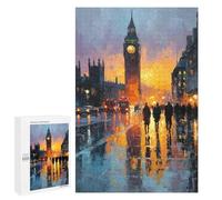 London Night Lights Reflections Puzzle 1000 Teile Schwer Puzzle Spielzeug Lernspiel Impossible Herausforderungsspielzeug Für Erwachsene Kinder 1000 PCS