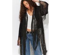 London Nights Piano Duster Top at Free People in Black - female