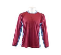 London Panel Jersey Football Shirt Carta Sport Maroon XL