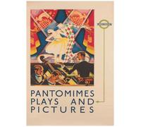 London Pantomimes Plays Pictures Travel Railway Poster Wall Art Print A4 & A3 (A3)